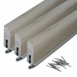 M-D Building Products 36 in. x 84 in. White Compression Door Jamb Weathersrtip Set with Wood Stop 8 M-D Building Products 36 in. x 84 in. White Compression Door Jamb Weathersrtip Set with Wood Stop -Deals Hillman Store white primed wood m d building products door seals 87981 4f 1000