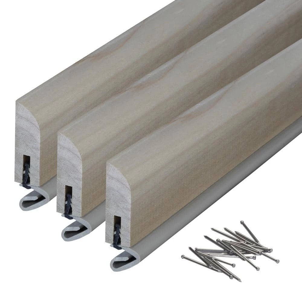 M-D Building Products 36 in. x 84 in. White Compression Door Jamb Weathersrtip Set with Wood Stop 5 M-D Building Products 36 in. x 84 in. White Compression Door Jamb Weathersrtip Set with Wood Stop - Image 3