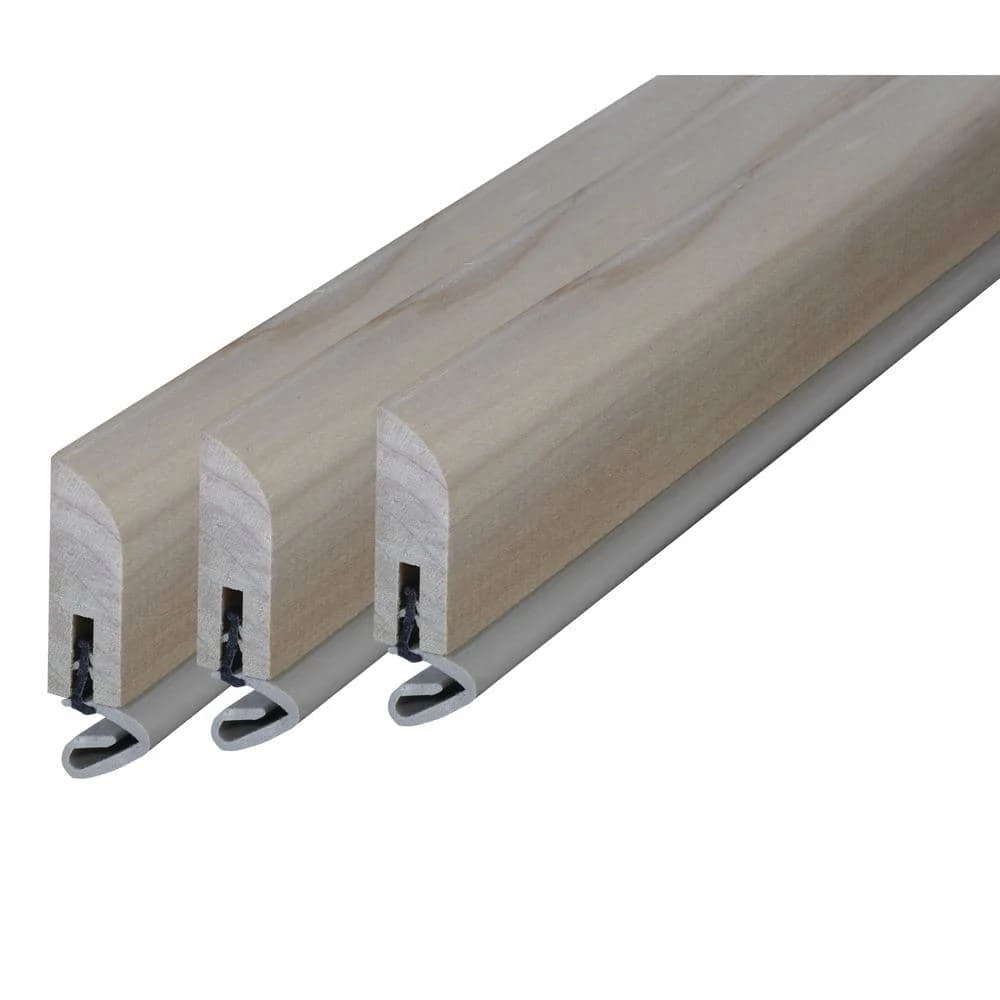 M-D Building Products 36 in. x 84 in. White Compression Door Jamb Weathersrtip Set with Wood Stop 3 M-D Building Products 36 in. x 84 in. White Compression Door Jamb Weathersrtip Set with Wood Stop